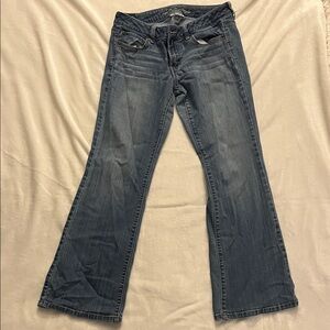 American Eagle Outfitters Dark Blue Flare Jeans
